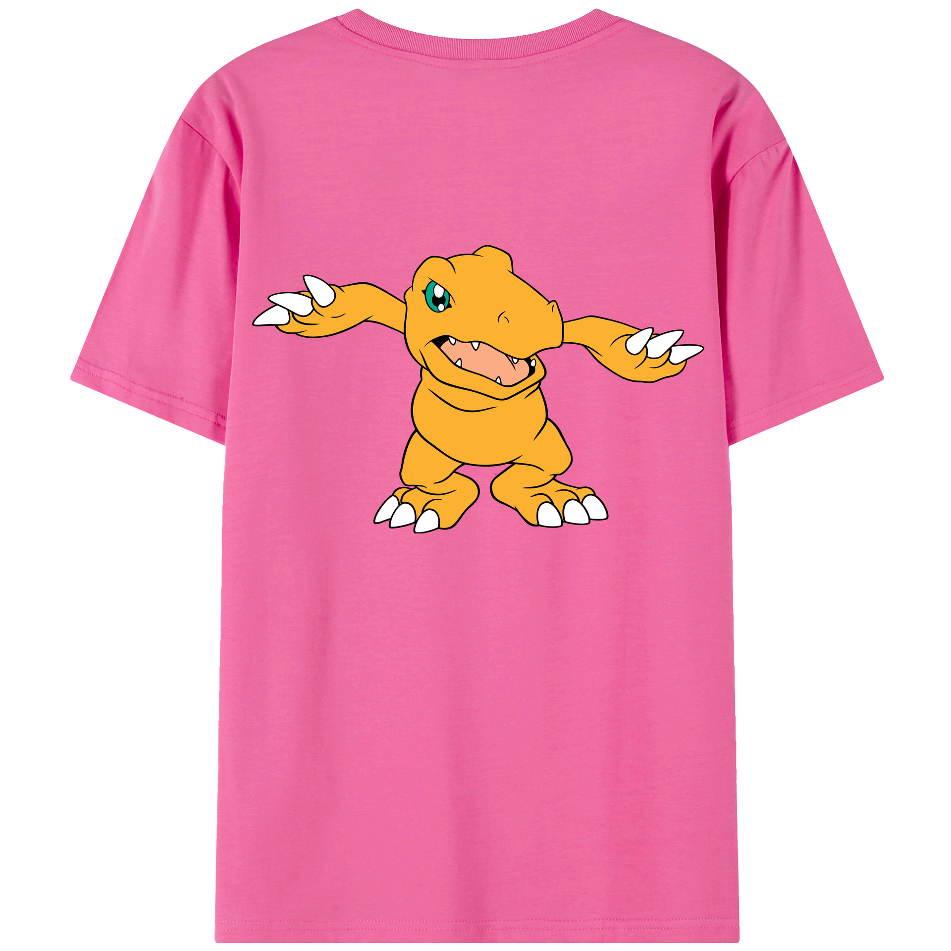 （画像用） Digimon デジタルモンスター/デジモン レディース半袖Tシャツ(バックプリント)